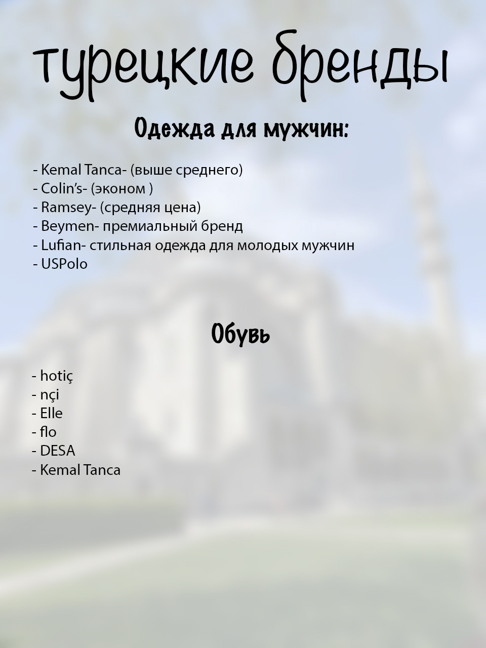 Стамбул шопінг